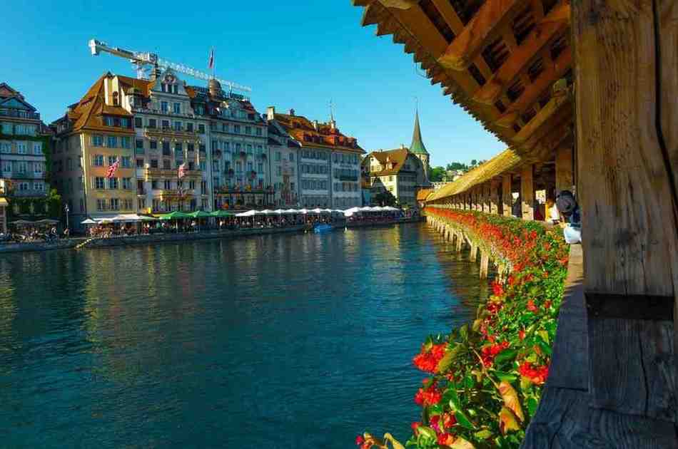 5 Day Switzerland Itinerary (2026)The Ultimate Adventure🇨🇭 Powerful Rhine Falls near Schaffhausen and the historic Chapel Bridge in Lucerne, Switzerland – must-visit highlights in a 5 Day Switzerland Itinerary (2026)