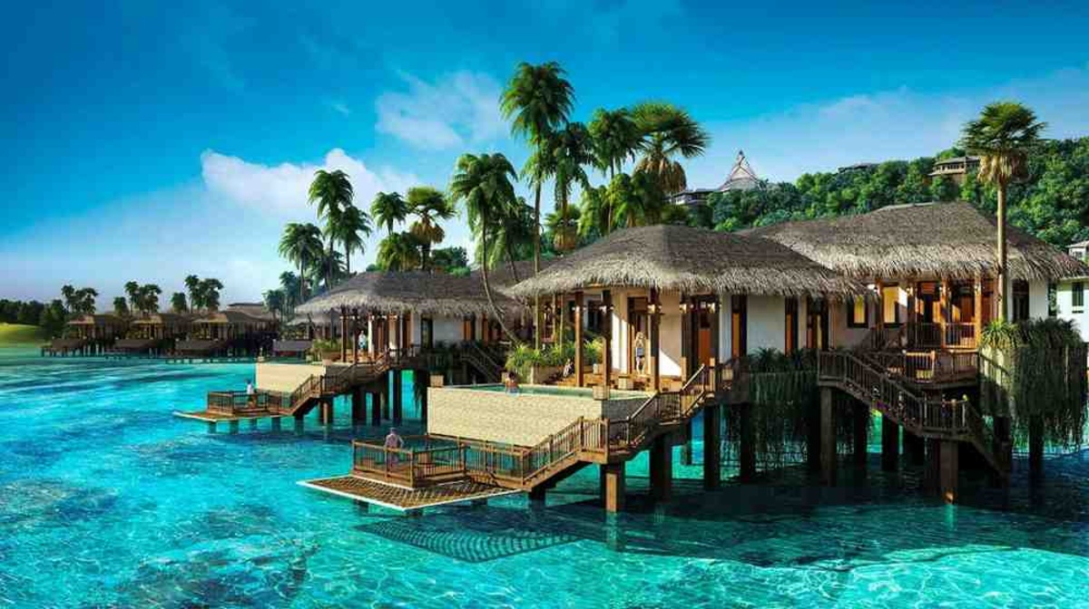Da Nang Vietnam's Coastal Luxury Capital – Vietnam 5 star hotel price at InterContinental Sun Peninsula Resort nestled on a lush cliffside overlooking the ocean